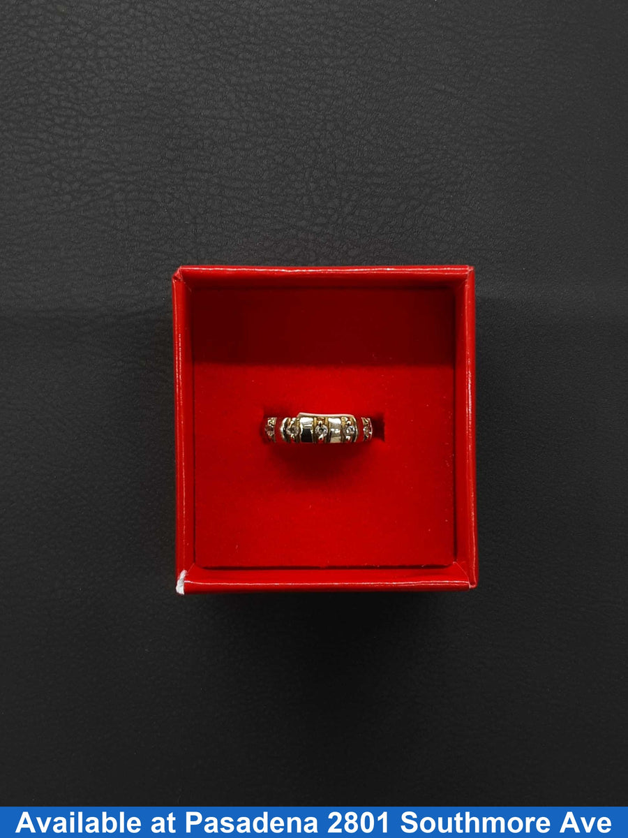 Women's Ring - Anniversary - Yellow Gold 14k (.585) 3 grams Size 7