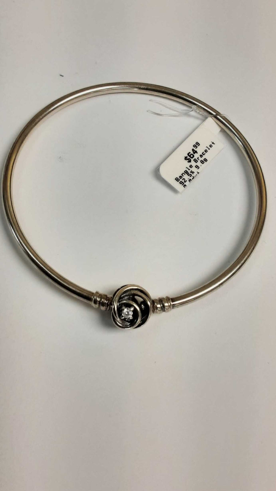 Bangle Bracelet - Silver 9.8 grams 8 inch