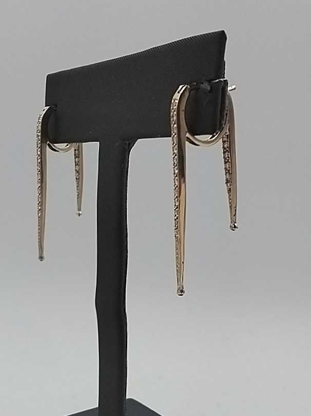 Jacket Earrings - Yellow Gold 14k (.585) 4.3 grams