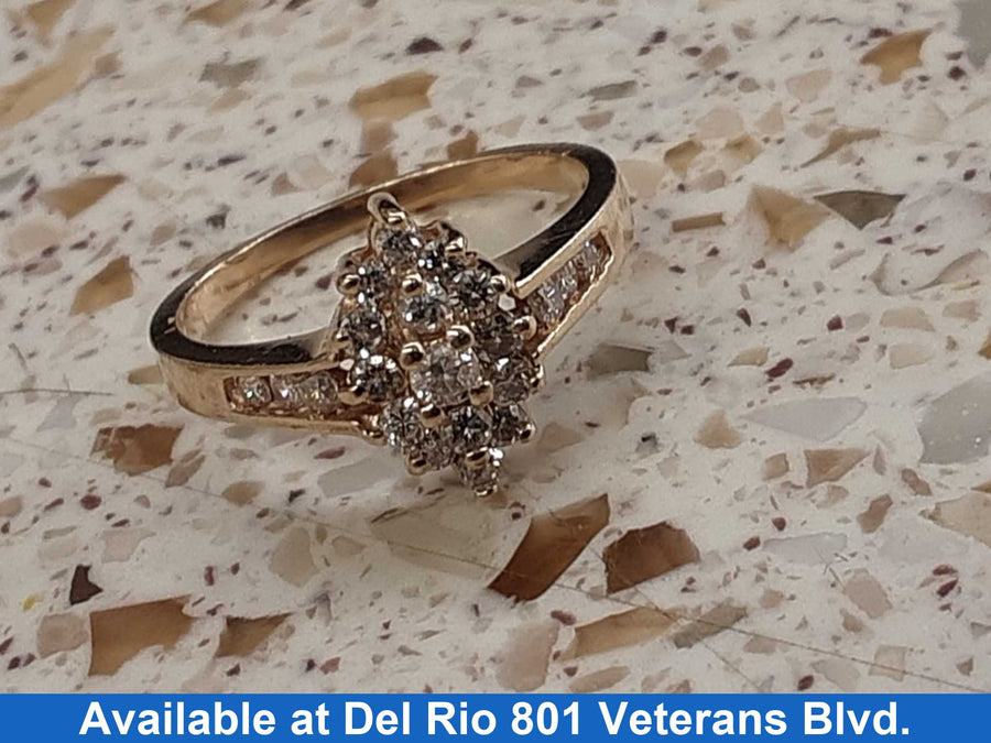 Women's Ring - Yellow Gold 14k (.585) 2.8 grams Size 6.5