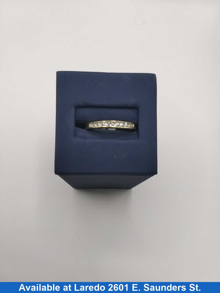 Ring - Wedding Band - Yellow Gold 10k (.417) 2.2 grams Size 5.5