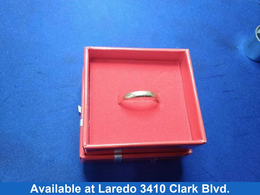 Ring - Wedding Band - Yellow Gold 14k (.585) 2.1 grams Size 8