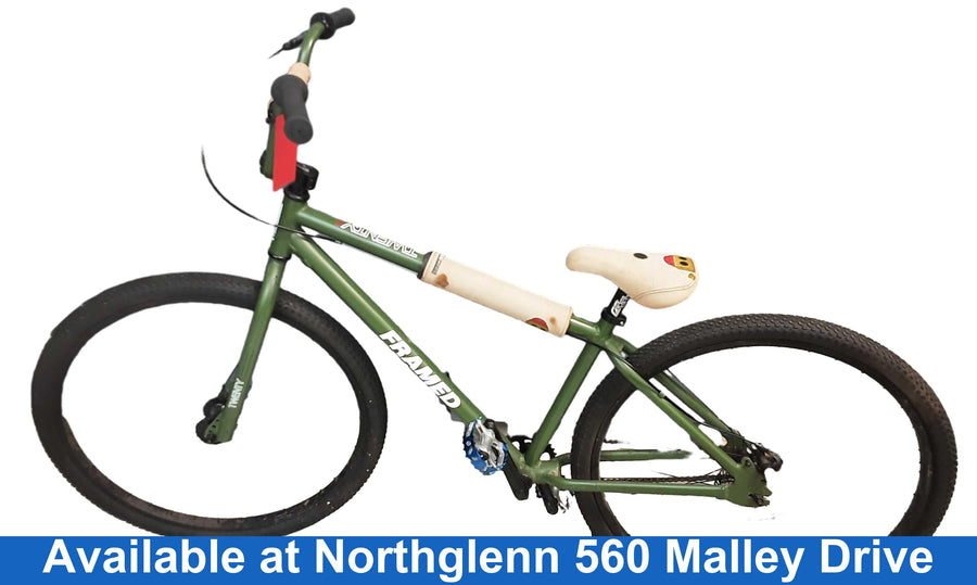 Framed Twenty 9er Green Cruiser Bike