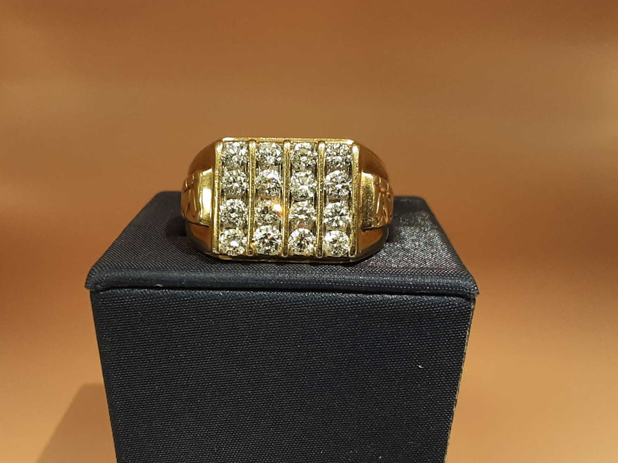 Men's Ring - Yellow Gold 10k (.417) 8.5 Grams Size 10