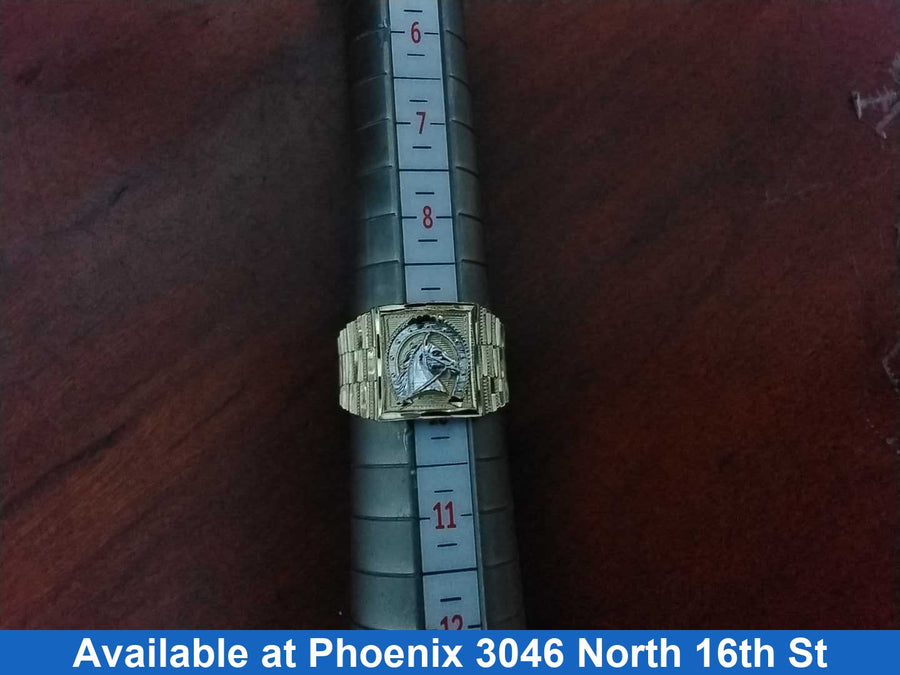 Men's Ring - Yellow Gold 14k (.585) 4.2 grams Size 8.5