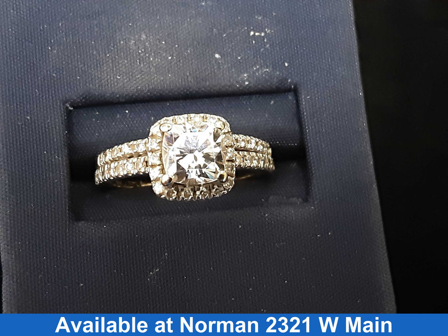 Ring - Wedding Band - White Gold 10k (.417) 3.9 grams Size 6.5