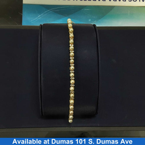 Bead Bracelet - Yellow Gold 14k (.585) 22 grams 6 inch