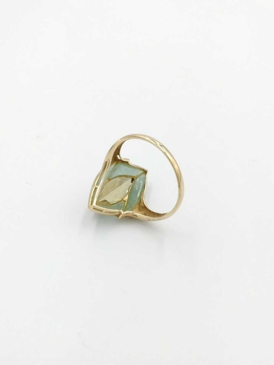 Women's Ring - Yellow Gold 14k (.585) 3.7 grams Size 10.5