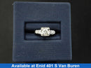 Women's Ring - Solitaire - White Gold 18k (.750) 2.4 Grams Size 4.5