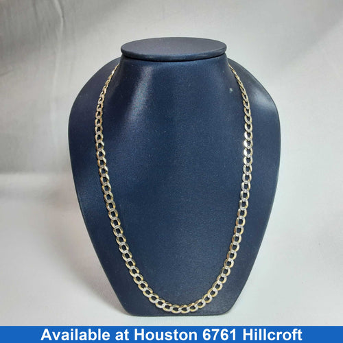 Cuban Link Chain - Yellow Gold 14k (.585) 13.9 grams 24 inch