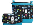 Cottonlyyours Hauntedhouse Black Purse / Handbag