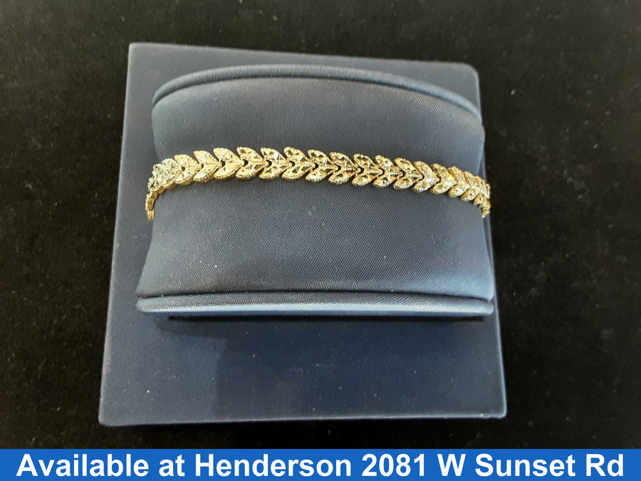 Fox Tail Bracelet - Yellow Gold 14k (.585) 9.2 grams 7 inch