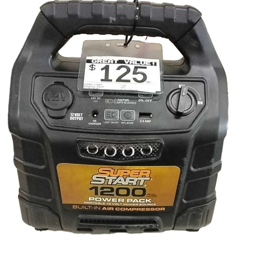 Super Start 1200 Black Battery Booster / Jumper