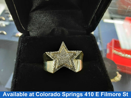 Men's Ring - Yellow Gold 10k (.417) 4 grams Size 20