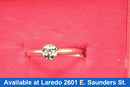 Women's Ring - Solitaire - Yellow Gold 14k (.585) 1.4 grams Size 8.5