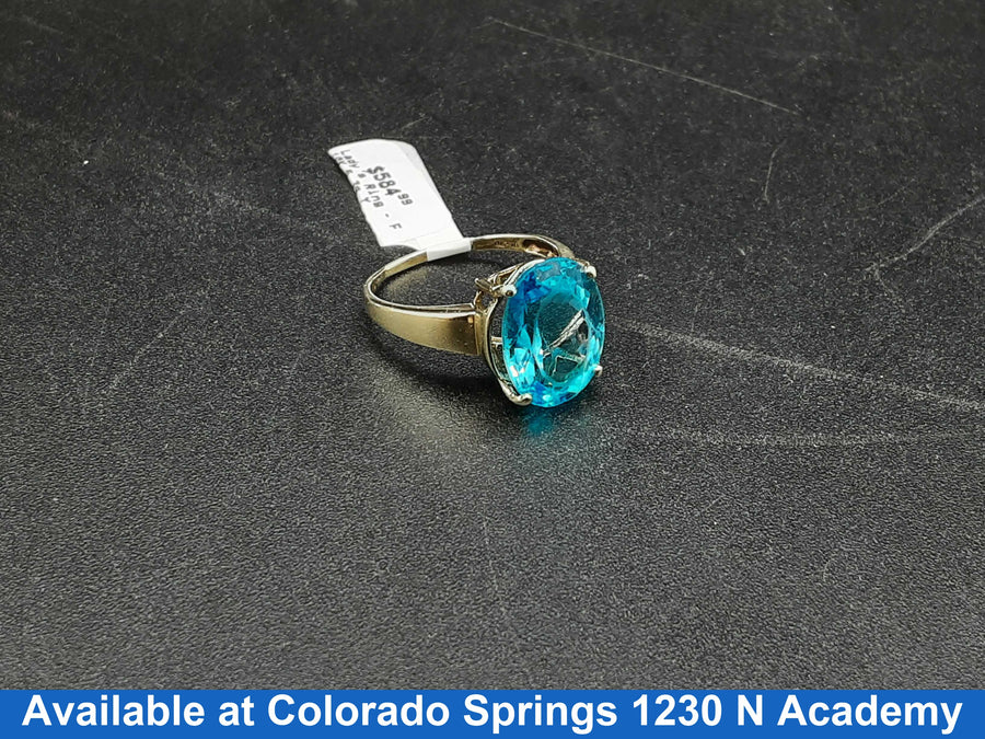 Women's Ring - Yellow Gold 10k (.417) 5.3 grams Size 10