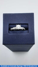 Ring - Wedding Set - White Gold 14k (.585) 2.7 grams Size 5