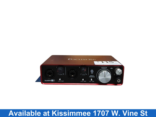 Focusrite Scarlett 2i2 Red Classic Audio Interface