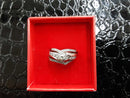 Ring - Wedding Set - White Gold 10k (.417) 6.3 grams Size 20