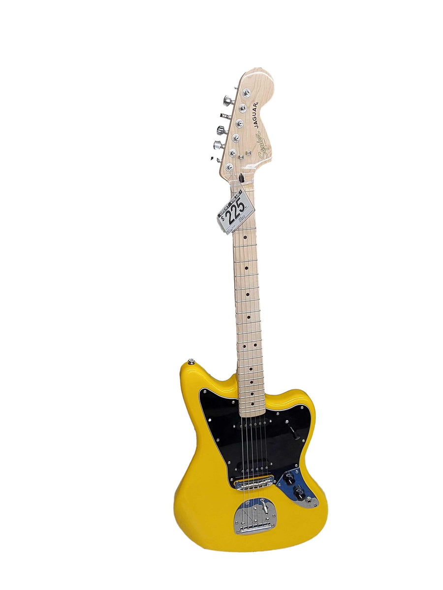 Squier Jaguar Yellow Electric Classic Guitar