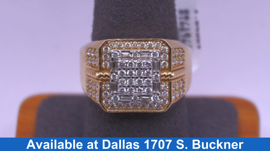 Men's Ring - Yellow Gold 14k (.585) 9 grams Size 10