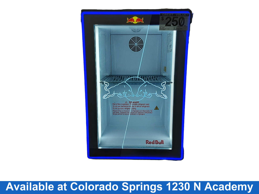 Gdc Baby Red Bull Silver Compact Refrigerator