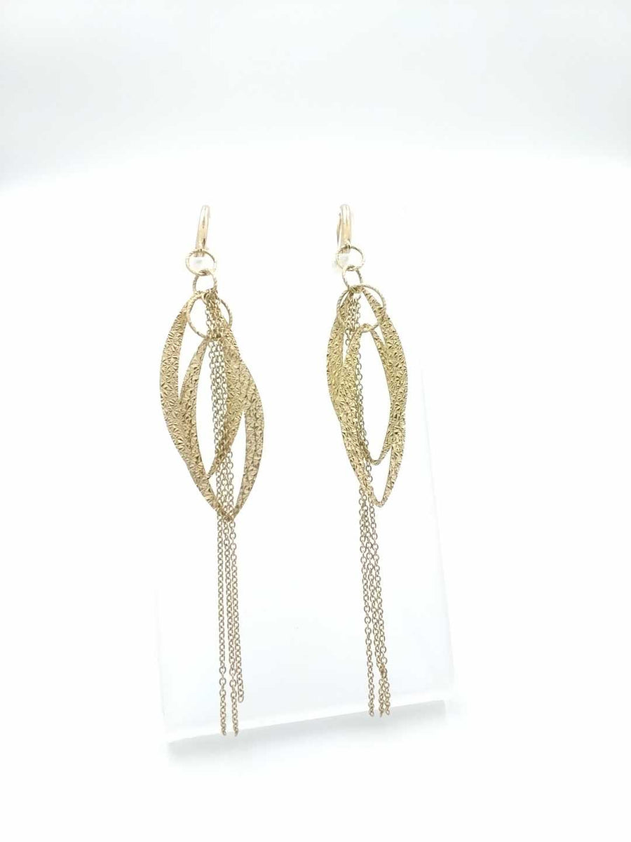 Jacket Earrings - Yellow Gold 14k (.585) 3.9 grams