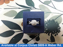 Women's Ring - White Gold 10k (.417) 3.2 grams Size 9