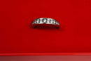 Ring - Channel Set - White Gold 14k (.585) 3.8 grams Size 7
