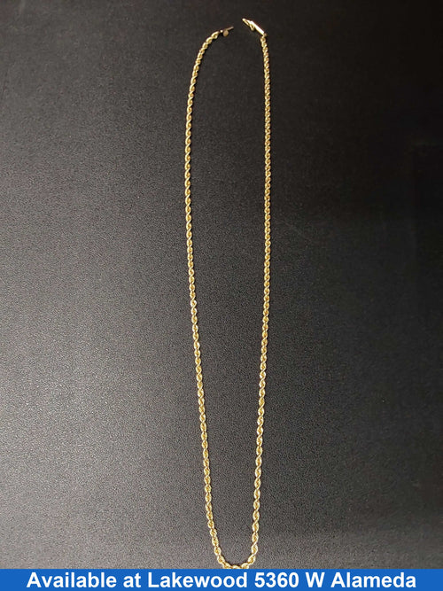 Rope Chain - Yellow Gold 14k (.585) 10.6 grams 20 inch