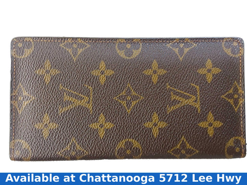 Louis Vuitton Monogram Check Holder Brown Wallet