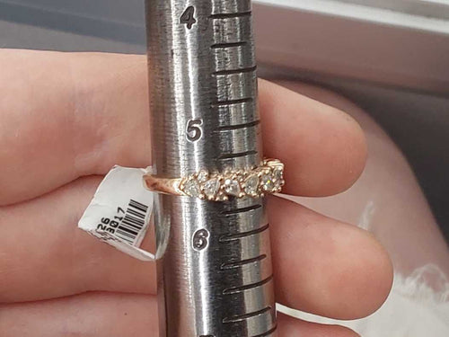 Ring - Wedding Band - Rose Gold 14k (.585) 2.8 Grams Size 5.5