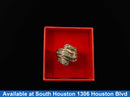 Women's Ring - Yellow Gold 10k (.417) 5.4 grams Size 8.5