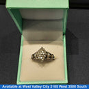 Women's Ring - White Gold 10k (.417) 5 grams Size 6