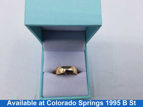 Ring - Wedding Band - Yellow Gold 14k (.585) 4.7 grams Size 6