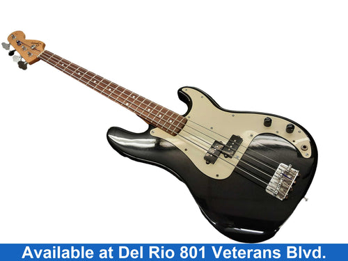 Squire P-bass Black Electric Bass Guitar