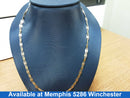 Tricolor Chain - Yellow Gold 14k (.585) 9.5 grams 22 inch