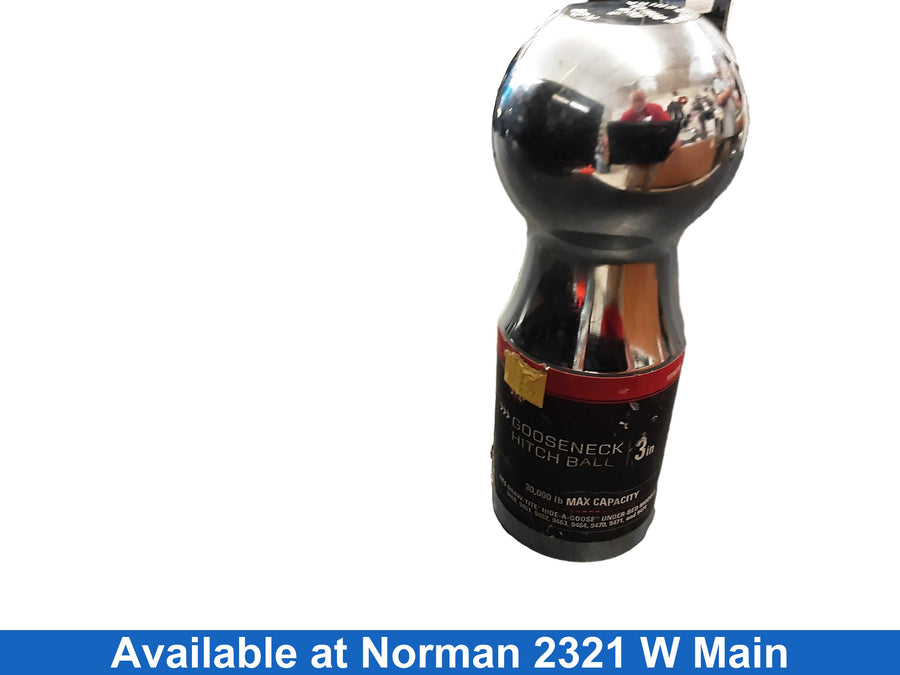 Gooseneck Hitchball Silver Boomer / Load Binder