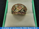 Women's Ring - Yellow Gold 14k (.585) 6.4 grams Size 6.5