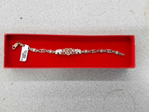 Bracelet - Tricolor Gold 10k (.417) 7 grams 8 inch