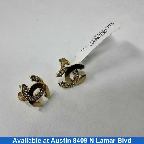 Earrings - Yellow Gold 14k (.585) 1.7 grams