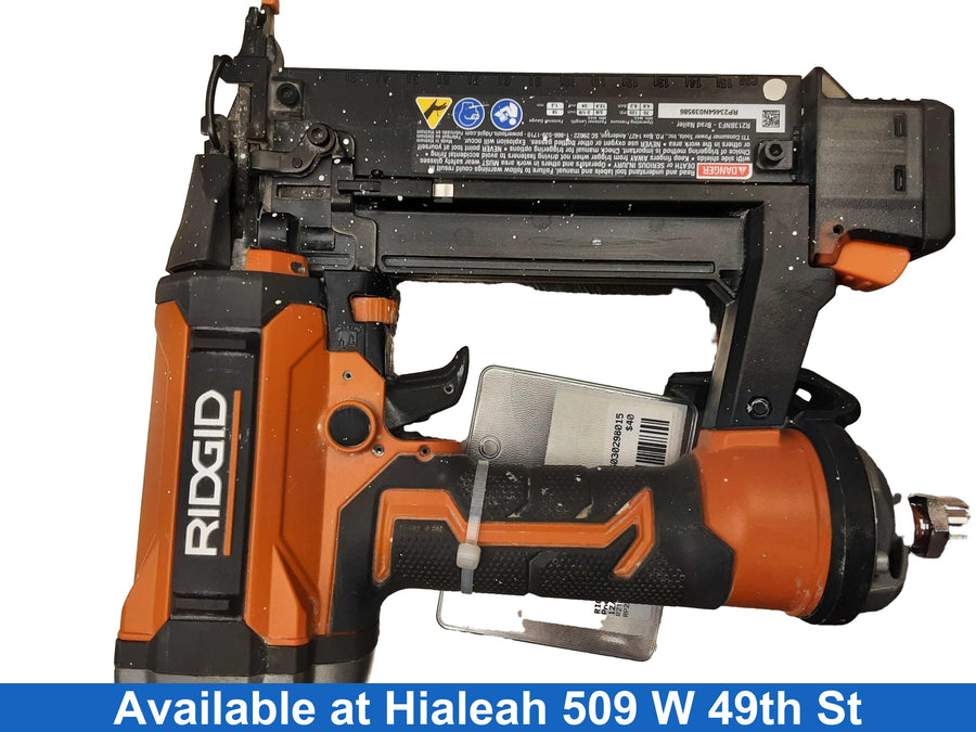 Rigdid R2138nf3 Orange Pneumatic Brad Nailer