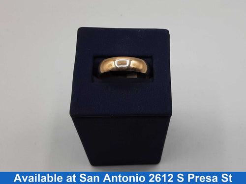 Ring - Wedding Band - Yellow Gold 14k (.585) 5.2 grams Size 12