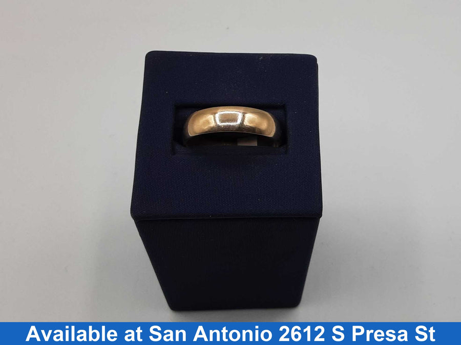 Ring - Wedding Band - Yellow Gold 14k (.585) 5.2 grams Size 12