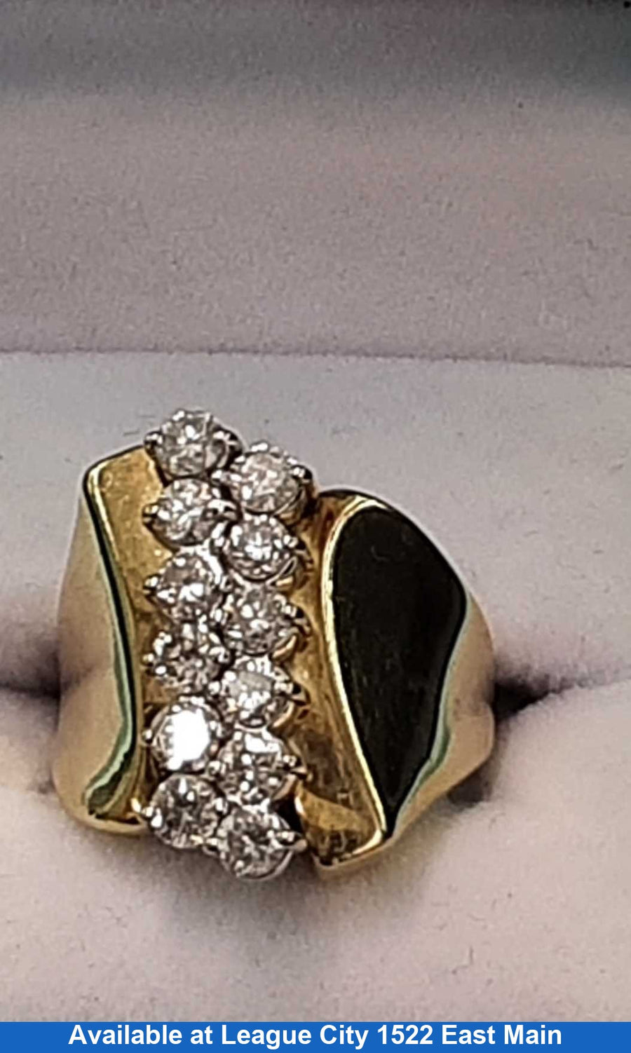 Women's Ring - Yellow Gold 10k (.417) 10 grams Size 7
