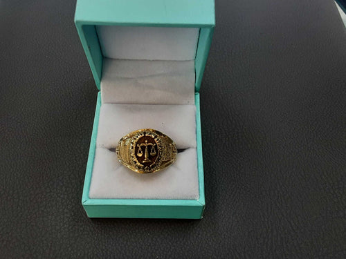 Men's Ring - College Ring - Yellow Gold 10k (.417) 11.6 grams Size 11