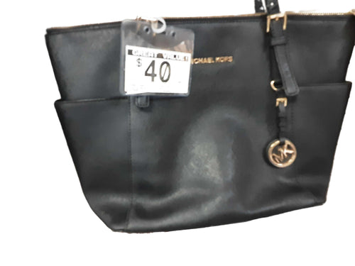 Michael Kors Black Charlotte Black Purse / Handbag