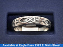 Ring - Wedding Band - Silver 4.4 grams Size 9