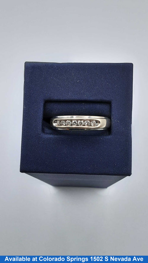 Ring - Wedding Band - White Gold 10k (.417) 3.1 grams Size 9