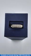 Ring - Wedding Band - White Gold 10k (.417) 3.1 grams Size 9